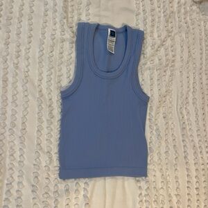 Old Navy Blue Ribbed Tank Top